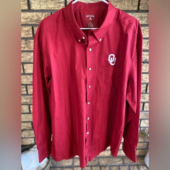 Antigua Oklahoma‎ Sooners button down - Picture 1 of 6